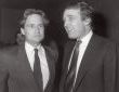 Michael Douglas and Donald Trump 1988, NY cliff.jpg